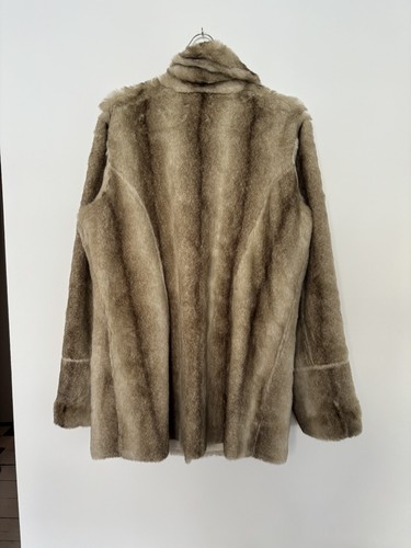 Vtg Dennis Basso Reversible F. Suede/Fur Coat Jacket Sheepskin Winter Autumn M - Picture 8 of 15