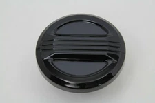 Air Flow Gas Cap Vented Black for Harley Davidson by V-Twin