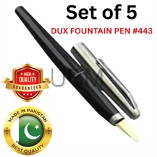Set of 5 Dux 443 Fountain Pen | Made in Pakistan