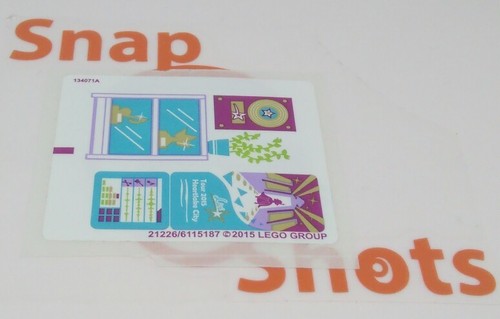 Lego Friends 41103 Pop Star Recording studio Sticker Sheet - Picture 2 of 2