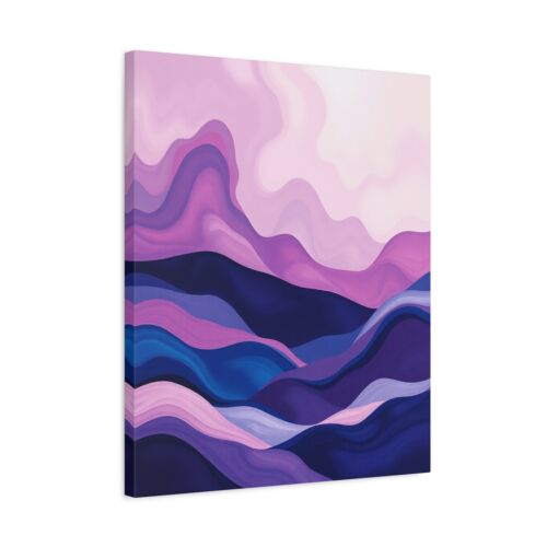 Abstract Minimalist landscape rolling hills print Matte Canvas, Stretched, 1.25" - Picture 11 of 25