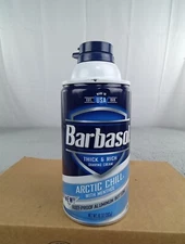 NEW Barbasol Thick & Rich Shaving Cream Arctic Chill Menthol 10 Oz Full