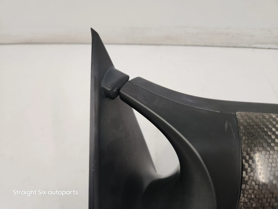 ✅8-13 Espejo retrovisor plegable térmico lado conductor izquierdo BMW E92 E93 M3 OEM carbono sin vidrio Foto 4 de 4