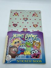 Jim Henson's Muppet Babies Sticker Fun Book, 1984. RARE