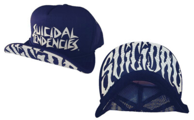 SUICIDAL TENDENCIES Flip Up Hat NEW SUICIDAL BRIM Dogtown Punk | eBay