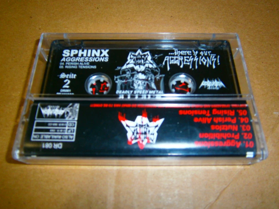 SPHINX - Aggressions. Tape - Image 4 of 4