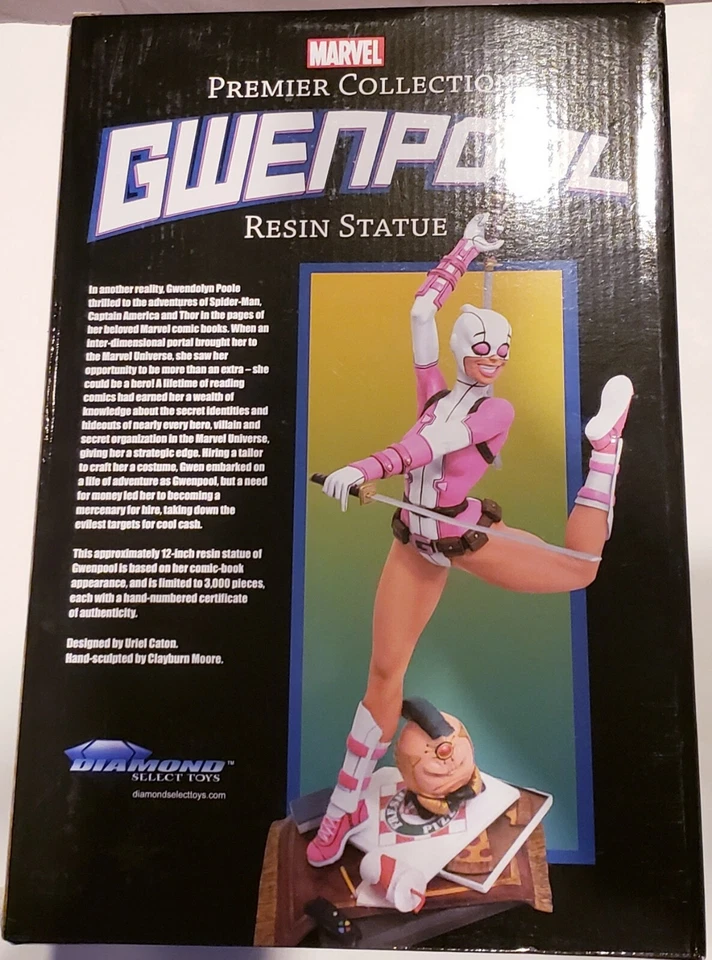 Estatua de Gwenpool Premier Marvel Deadpool #286 de 3000 Diamond Select limitada Foto 3 de 4