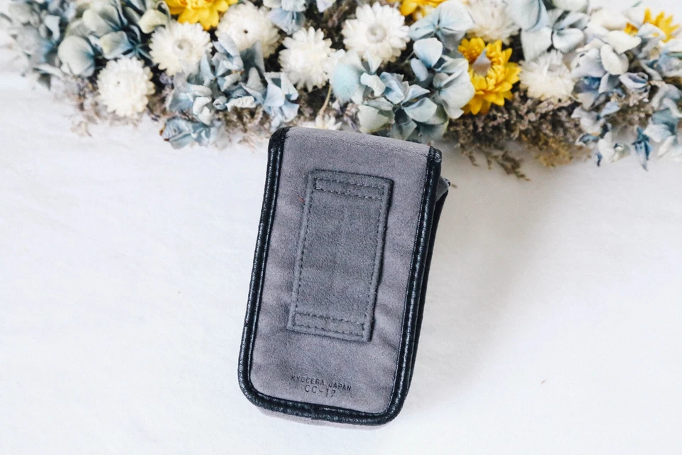 CONTAX T2 Soft Case Genuine Vintage Pouch Black Gray Japan – Damaged Spot - Image 2 of 4