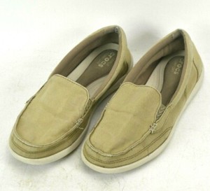 crocs womens walu ii canvas loafer