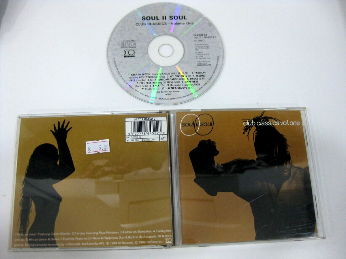 Soul II Soul. Club Classics Cd Vol. One | eBay