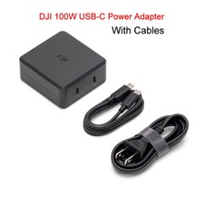 DJI 100W USB-C Power Adapter for Mavic 3/Pro/Cine/Pro Cine/Air 3/Avata/Goggles 2