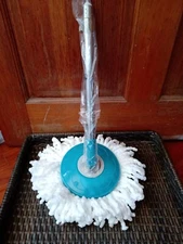 Replacement Metal Pole Bottom Part B + Mop For 360° Hurricane Magic Spin Mop NEW