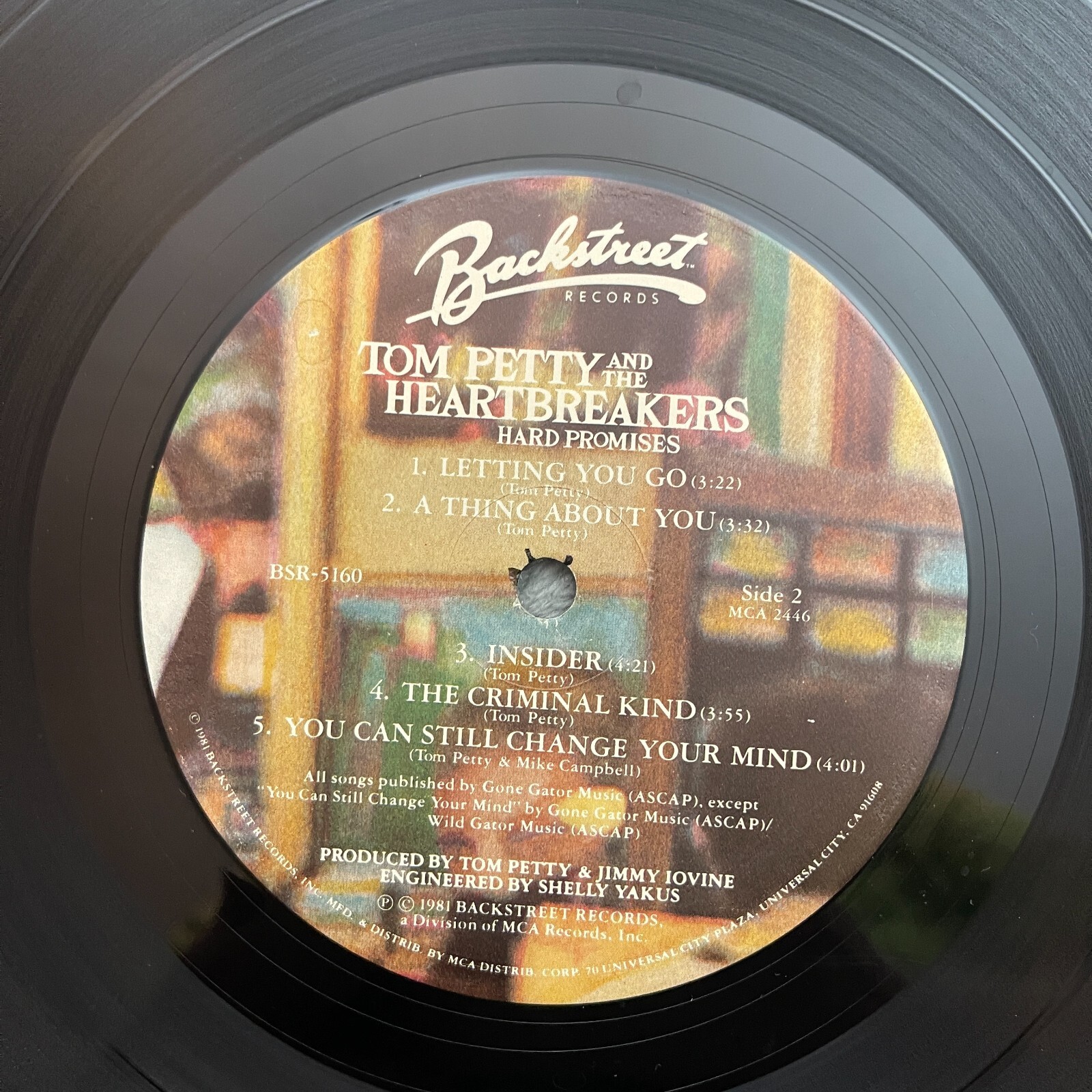 Tom Petty And The Heartbreakers Hard Promises 1981 Backstreet BSR 5160 