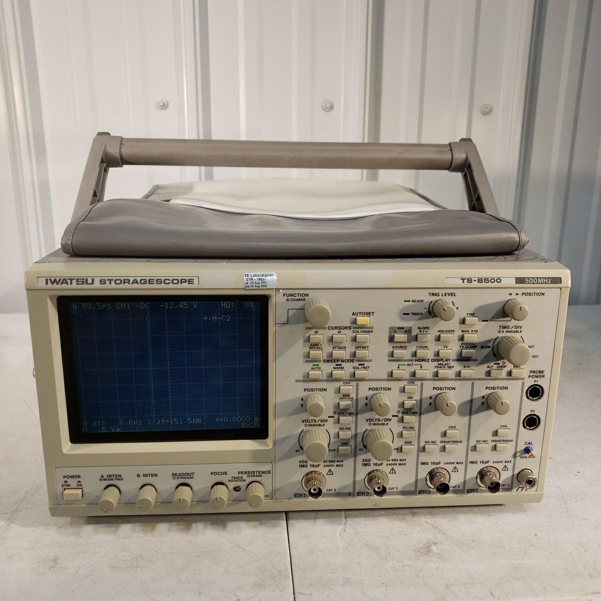 IWATSU 岩通 OSCILLOSCOPE オシロスコープ TS−8500 500MHz (J921amxY)
