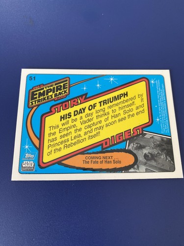 1999 Topps Star Wars Chrome Archives His Day of Triumph #51 Darth Vader -NICE!!! - Picture 2 of 2