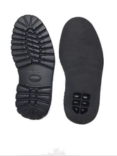 SoleTech 142 RUVA II Rubber Full Sole Black, 1 Pair