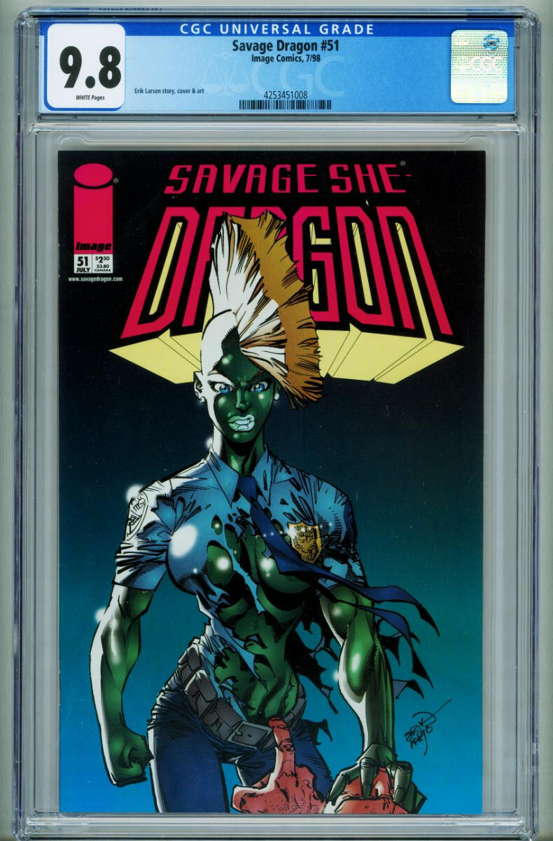 Savage Dragon #51 1998 - Image -CGC 9.8 - Comic Book-4253451008 | eBay