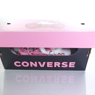 Size 12 Converse x Sanrio Hello Kitty 362945C CTAS HI White Prism