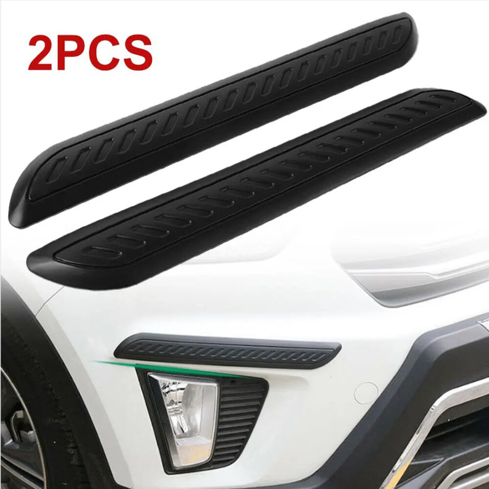 2pcs Car Bumper Corner Protector Door Guard Scratch Sticker Cover