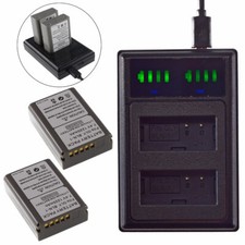 Image of 2X BLN-1 BLN1 Battery +charger for OLYMPUS BCN-1 EM1 EM5 EP5 E-M1 E-M5 E-P5 OM-D