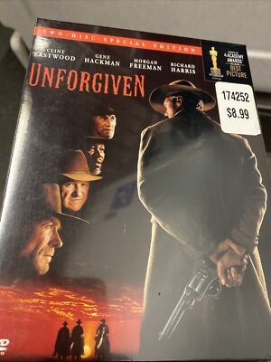 Unforgiven (1992) DVD's NEW 2-Disc Clint Eastwood Morgan Freeman Gene Hackman
