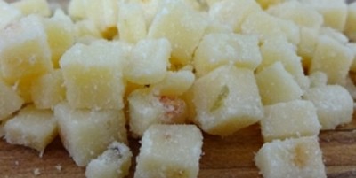 High Temperature Pepper Jack Cheese 1/4'' diced (8 0z.) for Cooking Sausage Brats