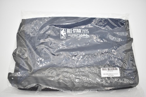 Rare NBA 2025 ALL*STAR Unisex Adults Polyester Adjustable Zip-It Cinch Pack Navy - Picture 2 of 10