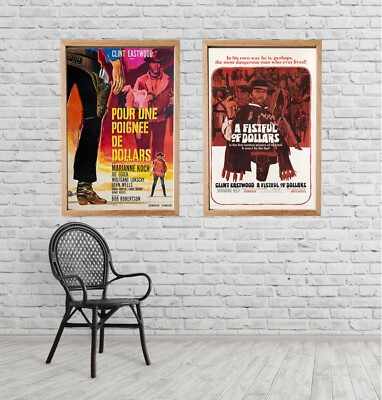 a fistful of dollars Clint Eastwood western Filmplakat movie poster