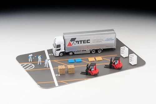 Tomytec The Truck Collection Logistics Wing Van Set G Vantech Diorama Figure Toy - Picture 6 of 6