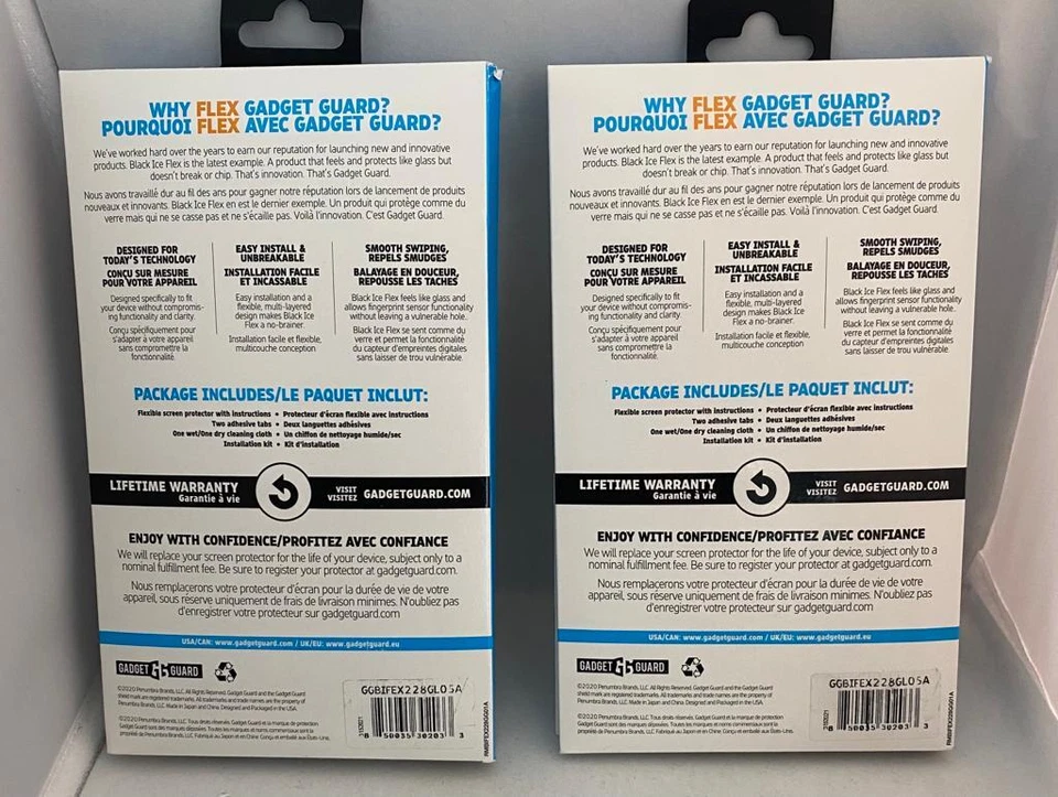 2 Pack Gadget Guard Black Ice Flex Tempered Glass for Google Pixel 6 - Clear - Image 3 of 3