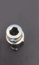 Ford Triangle x 3/4" DD Chrome Steering Shaft U-Joint Street Rod Hot Rod NEW