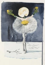 Dance of the Dandelion : Salvador Dali : Archival Quality Art Print 11x17