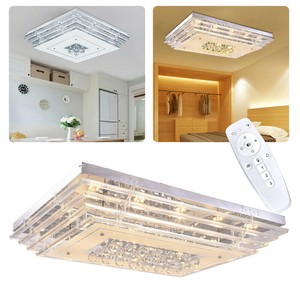 48w 108w Led Dimmbar Kristall Deckenlampe Deckenleuchte Wohnzimmer Schlafzimmer Ebay