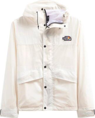 The North Face Men's Outline Hooded Outdoor Jacket Gardenia White
