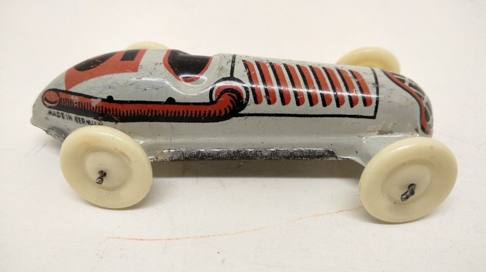 Vintage Marx Tin Litho Race Car #5 Classic Toy Collectible