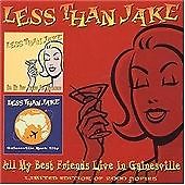 Less Than Jake CD All My Best Friends Live In Gainesville VGC fully tracked post