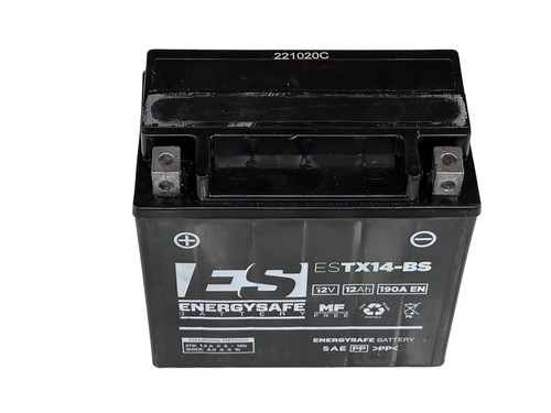 BATTERIA ENERGYSAFE ESTX14 FA PER APRILIA SR DORSODURO SHIVER RSV FALCO CAPONORD - Imagen 3 de 7