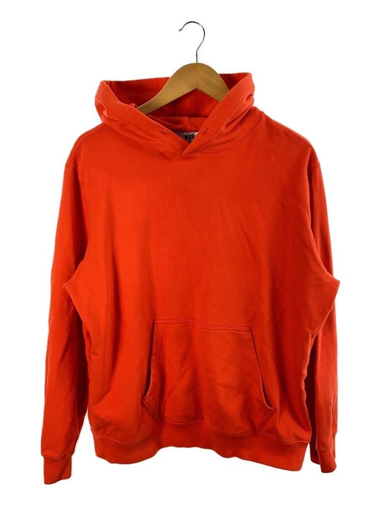 MSGM Orange Print Cotton Hoodie Size XS Style 2840MM76 Pre-Owned