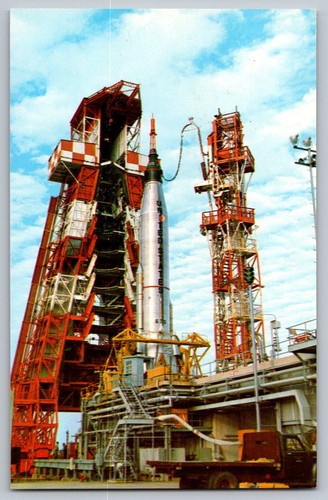 Postkarte - John F Kennedy Space Center - N.A.S.A. Atlas Merkur