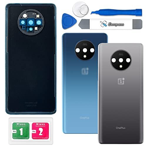 Eonpam Scocca Vetro Posteriore per OnePlus 7T Coperchio Copribatteria (s7T)