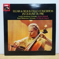 ASD 2764 ELGAR DELIUS Cello Concertos JAQUELINE DU PRE HMV STEREO LP EX