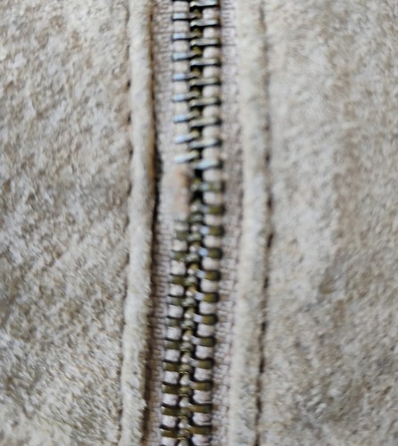 Wilsons Womens Vintage 90's Suede Leather Sherpa Lined Bomber Jacket Size XL - Picture 8 of 9