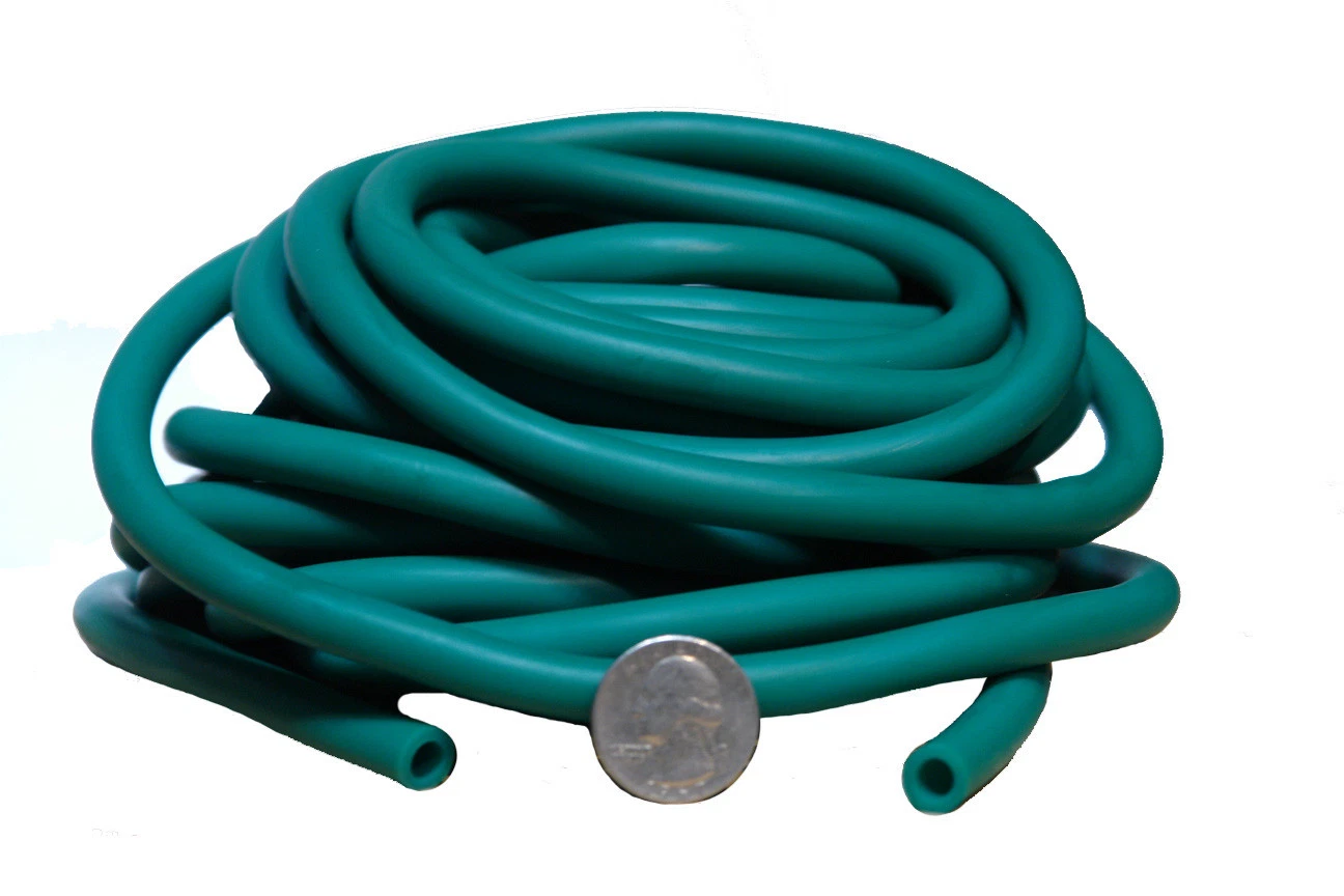 Workoutz 25 Ft Bulk Resistance Tubing (Green) Band Exercise Tube 25 Feet Length