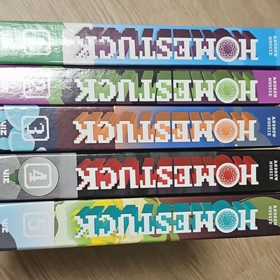 Homestuck Hardcover Graphic Novel Lot Books 1-5 VIZ Media Andrew Hussie