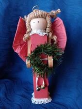 Rustic Wooden Angel Decor
