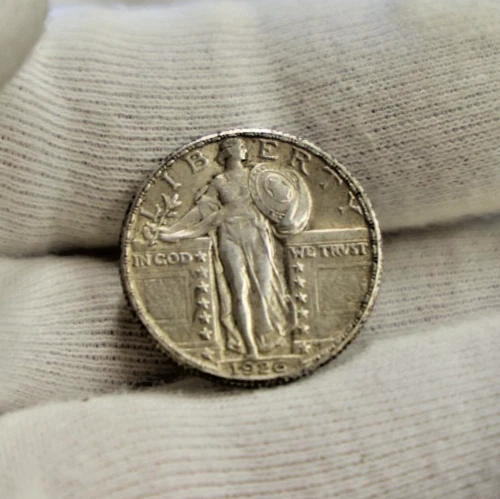 1926 US S.L. Quarter 25c XF+