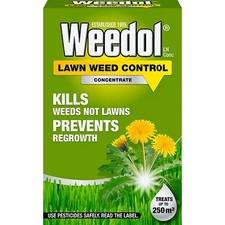 Image of Weedol Fast-Acting Selective Lawn Weedkiller Concentrate - 500ml - treats 250m2