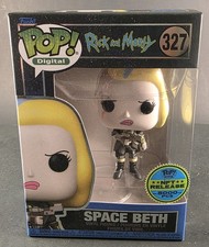 Funko Pop Digital 327 Space Beth From Rick & Morty LE 5000 Ultra w/protector