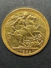 Gold Sovereign FULL - 1889 - Early Date