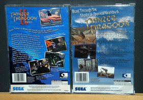 PANZER DRAGOON & PANZER DRAGOON ZWEI (SEGA SATURN) 2 Game Lot  Tested NTSC-U/C